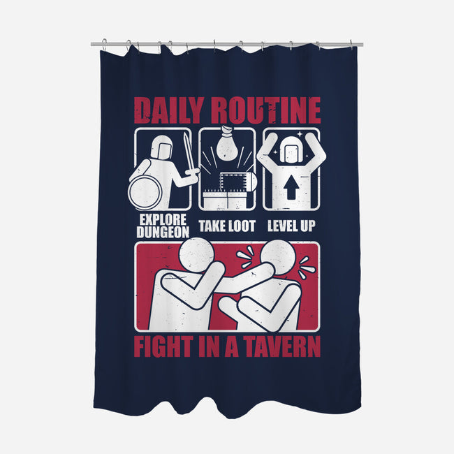 How To Dungeon-None-Polyester-Shower Curtain-Studio Mootant