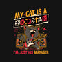 Rockstar Cat Manager-Unisex-Basic-Tee-Studio Mootant