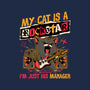 Rockstar Cat Manager-Unisex-Basic-Tee-Studio Mootant
