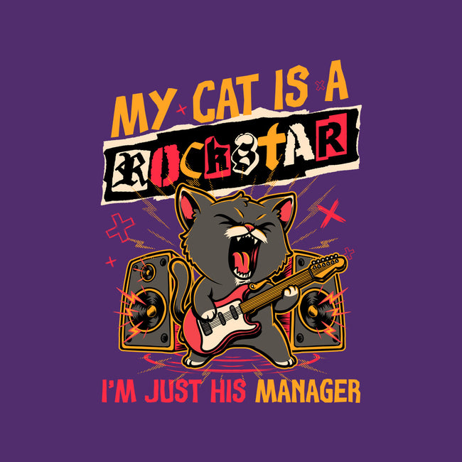 Rockstar Cat Manager-Youth-Basic-Tee-Studio Mootant