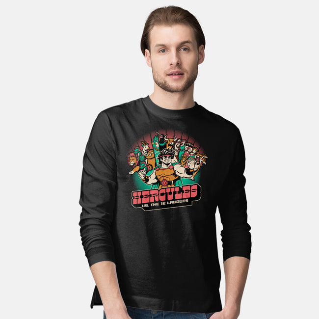 Labours Of Hercules-Mens-Long Sleeved-Tee-Studio Mootant