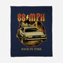 88 MPH Back In Time-None-Fleece-Blanket-retrodivision