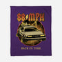 88 MPH Back In Time-None-Fleece-Blanket-retrodivision