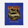 88 MPH Back In Time-None-Fleece-Blanket-retrodivision