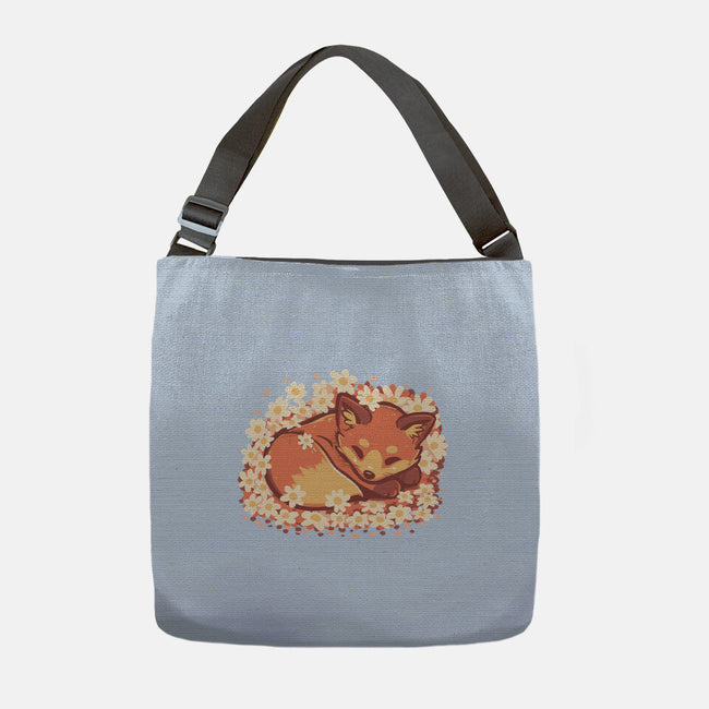Daisy Spring Fox-None-Adjustable Tote-Bag-TechraNova