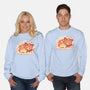 Daisy Spring Fox-Unisex-Crew Neck-Sweatshirt-TechraNova