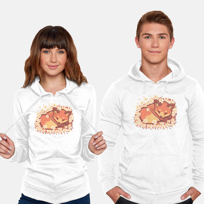 Daisy Spring Fox-Unisex-Pullover-Sweatshirt-TechraNova