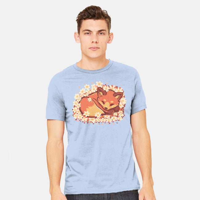 Daisy Spring Fox-Mens-Heavyweight-Tee-TechraNova