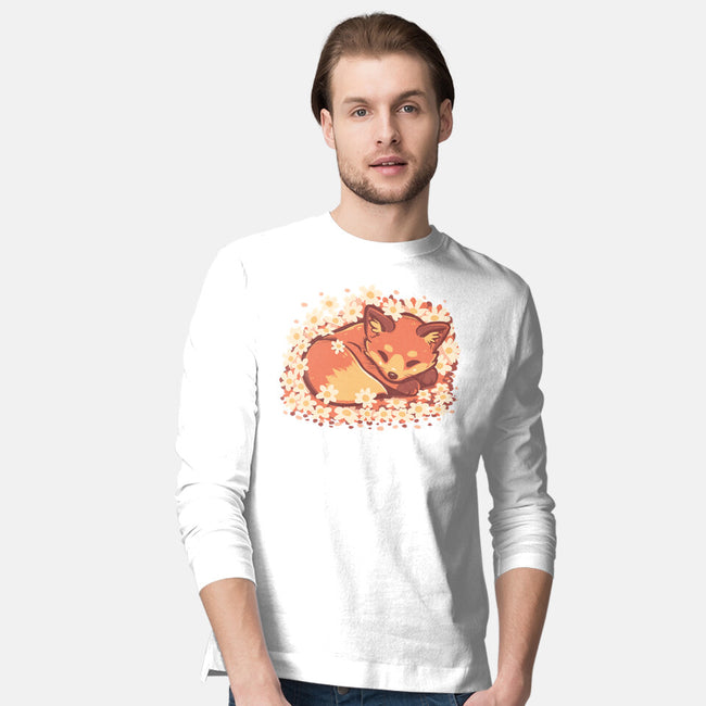 Daisy Spring Fox-Mens-Long Sleeved-Tee-TechraNova