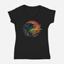 The Cutest Is Inside-Womens-V-Neck-Tee-zascanauta