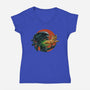 The Cutest Is Inside-Womens-V-Neck-Tee-zascanauta