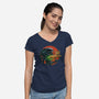 The Cutest Is Inside-Womens-V-Neck-Tee-zascanauta