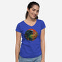 The Cutest Is Inside-Womens-V-Neck-Tee-zascanauta