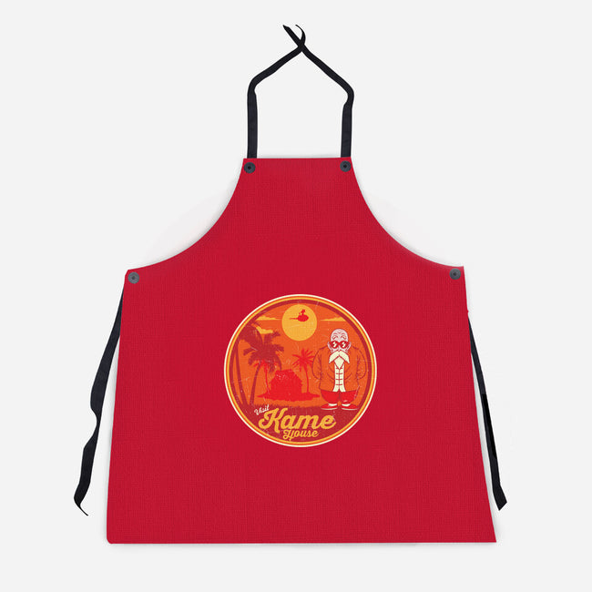 Visit Kame House-Unisex-Kitchen-Apron-CarloJ1956