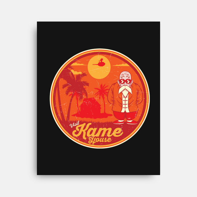 Visit Kame House-None-Stretched-Canvas-CarloJ1956
