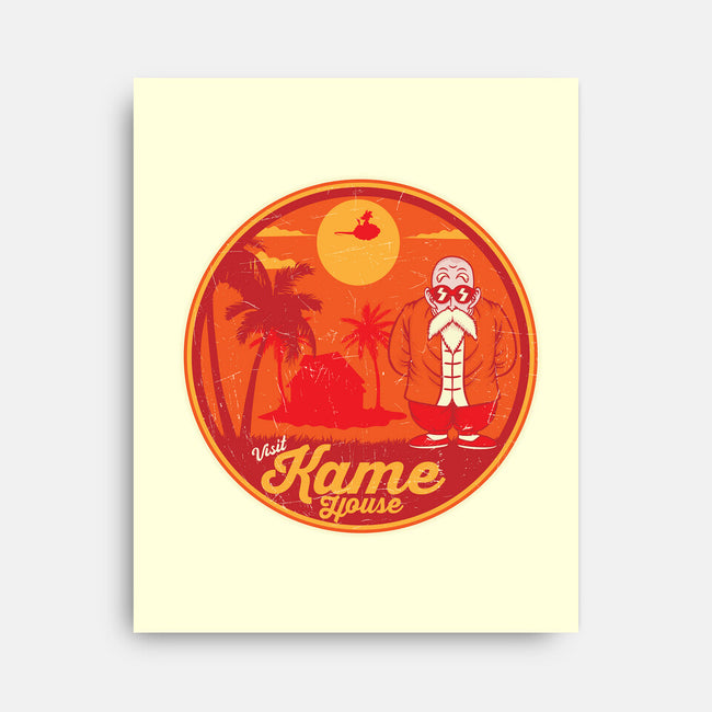 Visit Kame House-None-Stretched-Canvas-CarloJ1956