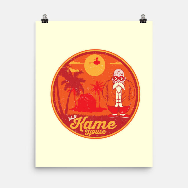 Visit Kame House-None-Matte-Poster-CarloJ1956