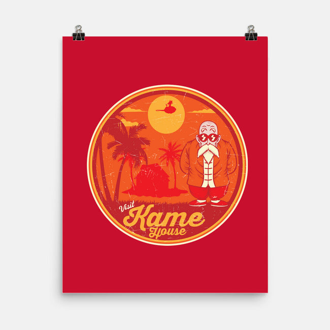 Visit Kame House-None-Matte-Poster-CarloJ1956