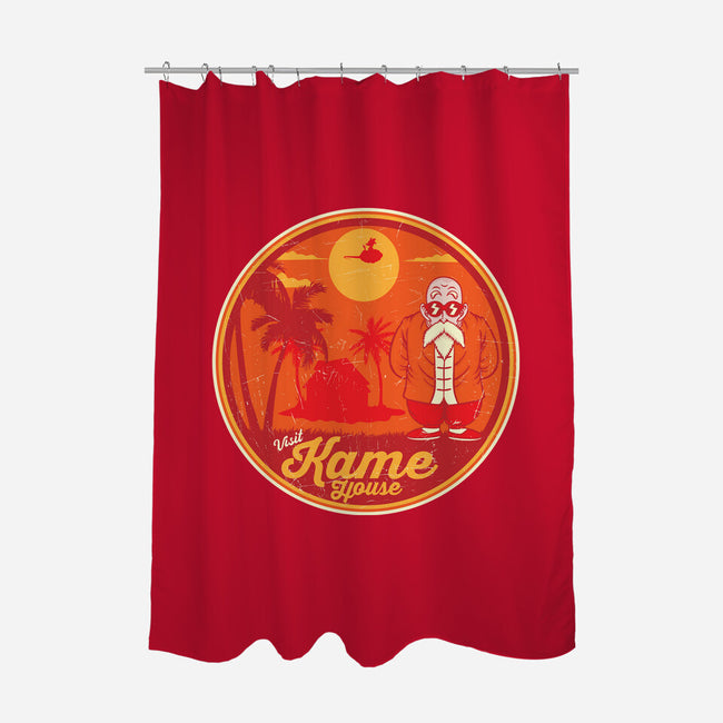 Visit Kame House-None-Polyester-Shower Curtain-CarloJ1956