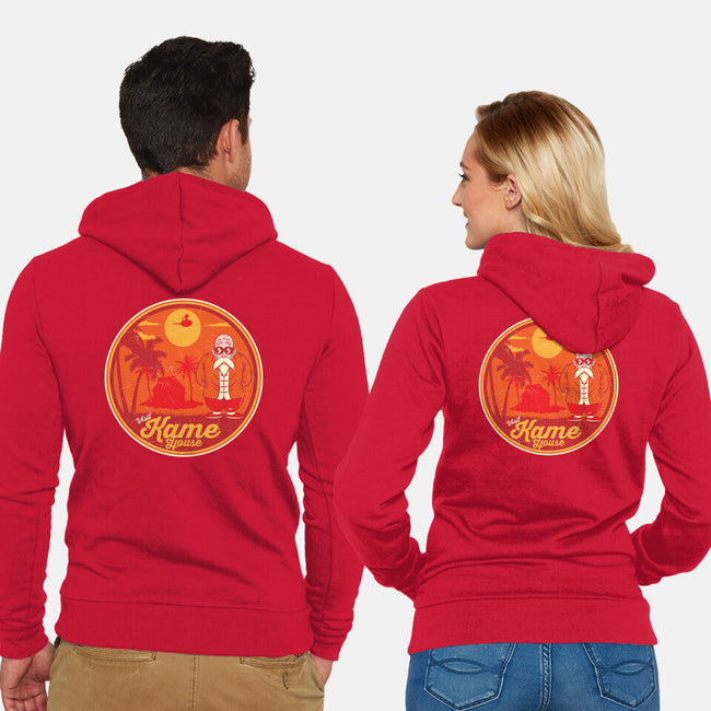 Visit Kame House-Unisex-Zip-Up-Sweatshirt-CarloJ1956