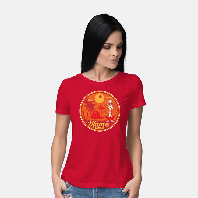 Visit Kame House-Womens-Basic-Tee-CarloJ1956