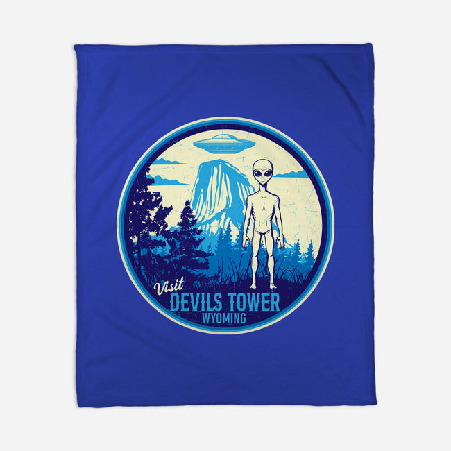 Visit Devils Tower-None-Fleece-Blanket-CarloJ1956