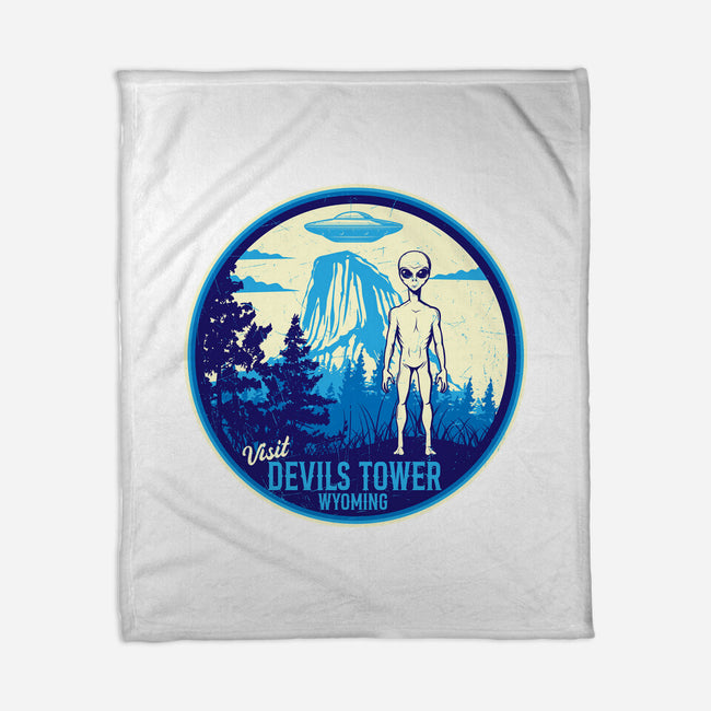 Visit Devils Tower-None-Fleece-Blanket-CarloJ1956