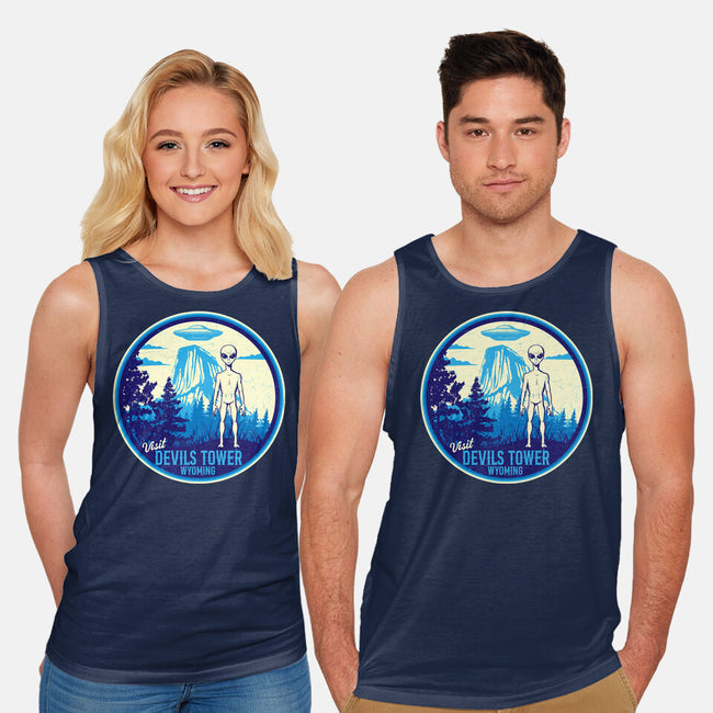 Visit Devils Tower-Unisex-Basic-Tank-CarloJ1956