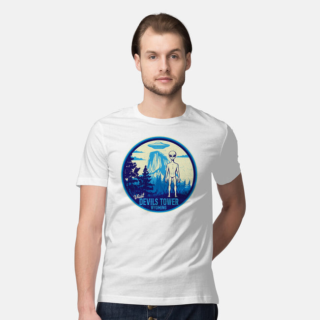 Visit Devils Tower-Mens-Premium-Tee-CarloJ1956