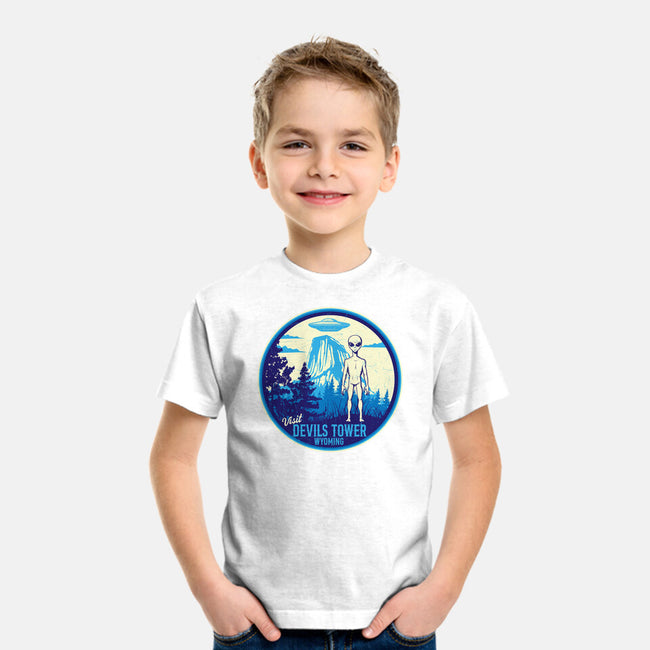 Visit Devils Tower-Youth-Basic-Tee-CarloJ1956
