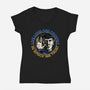 In Spock We Trust-Womens-V-Neck-Tee-momma_gorilla