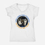 In Spock We Trust-Womens-V-Neck-Tee-momma_gorilla