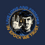 In Spock We Trust-Womens-Fitted-Tee-momma_gorilla
