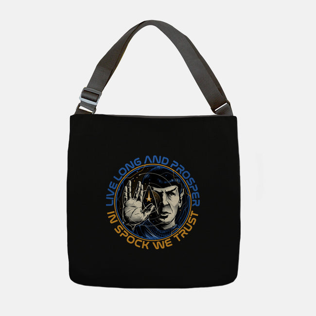 In Spock We Trust-None-Adjustable Tote-Bag-momma_gorilla