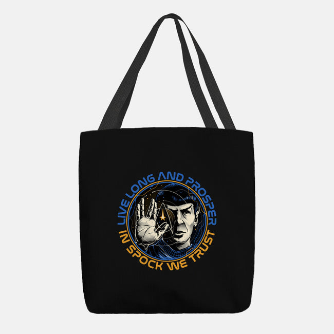 In Spock We Trust-None-Basic Tote-Bag-momma_gorilla
