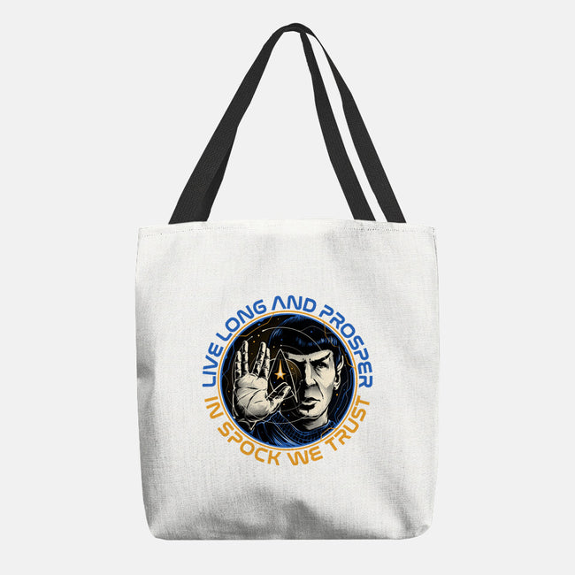 In Spock We Trust-None-Basic Tote-Bag-momma_gorilla