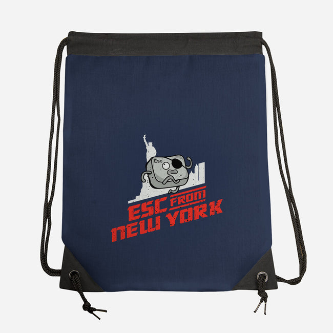 Esc From New York-None-Drawstring-Bag-retrodivision