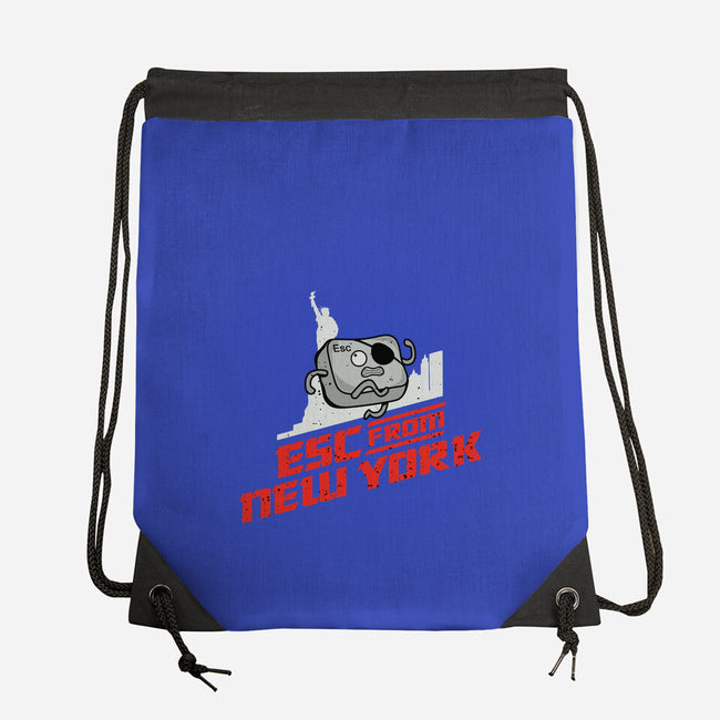 Esc From New York-None-Drawstring-Bag-retrodivision