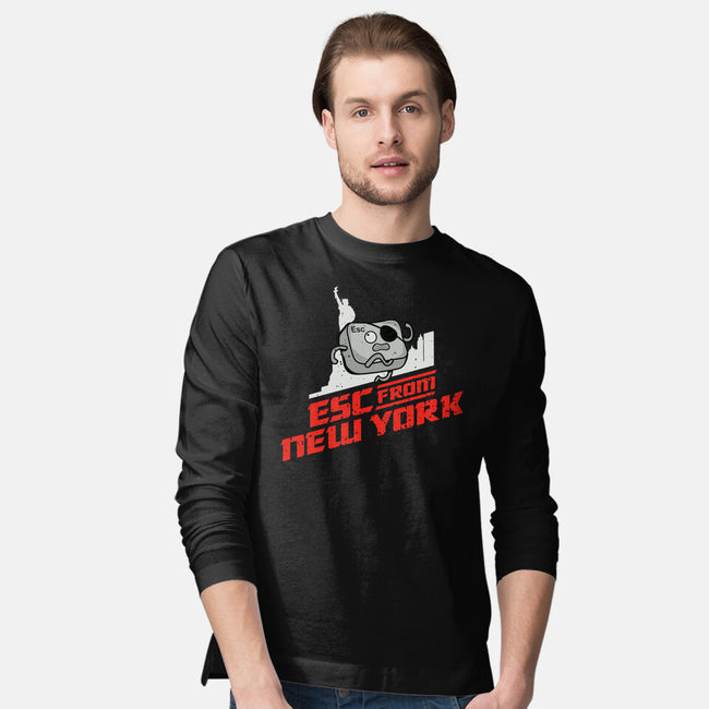 Esc From New York-Mens-Long Sleeved-Tee-retrodivision