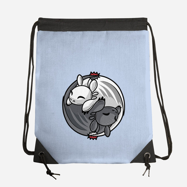 Dragon Circle-None-Drawstring-Bag-erion_designs