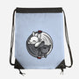 Dragon Circle-None-Drawstring-Bag-erion_designs
