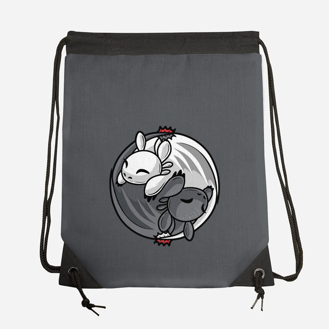Dragon Circle-None-Drawstring-Bag-erion_designs