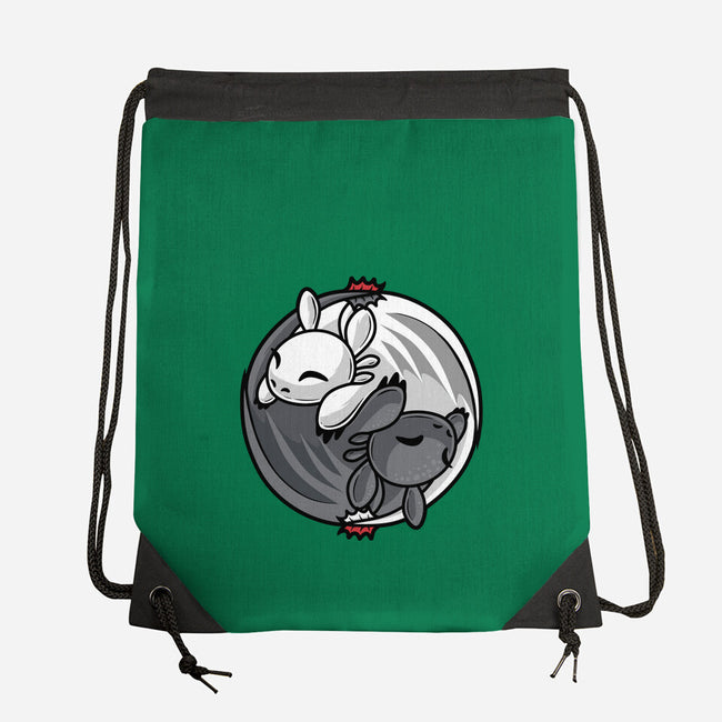 Dragon Circle-None-Drawstring-Bag-erion_designs