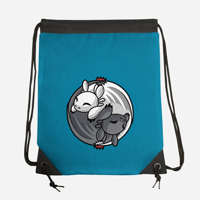 Dragon Circle-None-Drawstring-Bag-erion_designs
