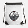 Dragon Circle-None-Drawstring-Bag-erion_designs