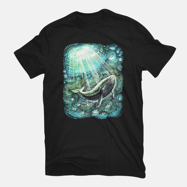 Starry Whale-Womens-Fitted-Tee-zascanauta