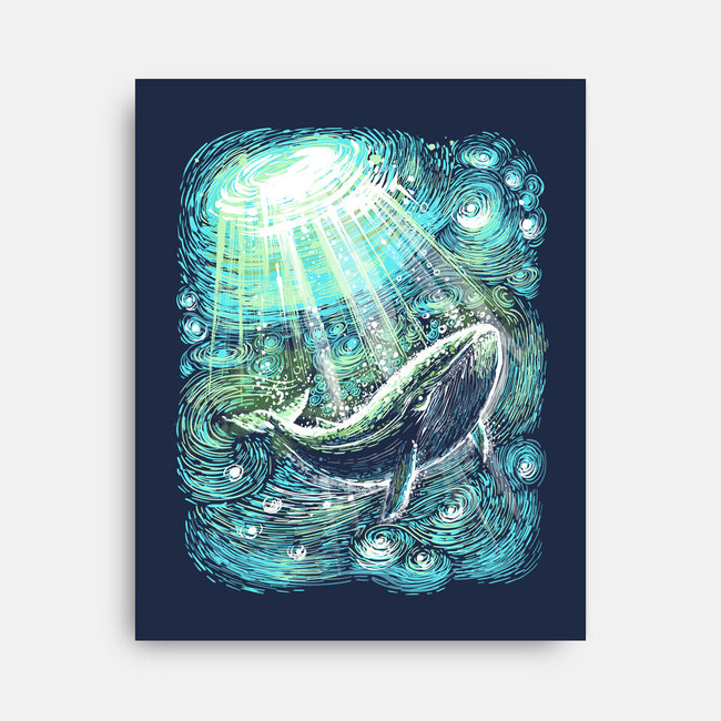 Starry Whale-None-Stretched-Canvas-zascanauta