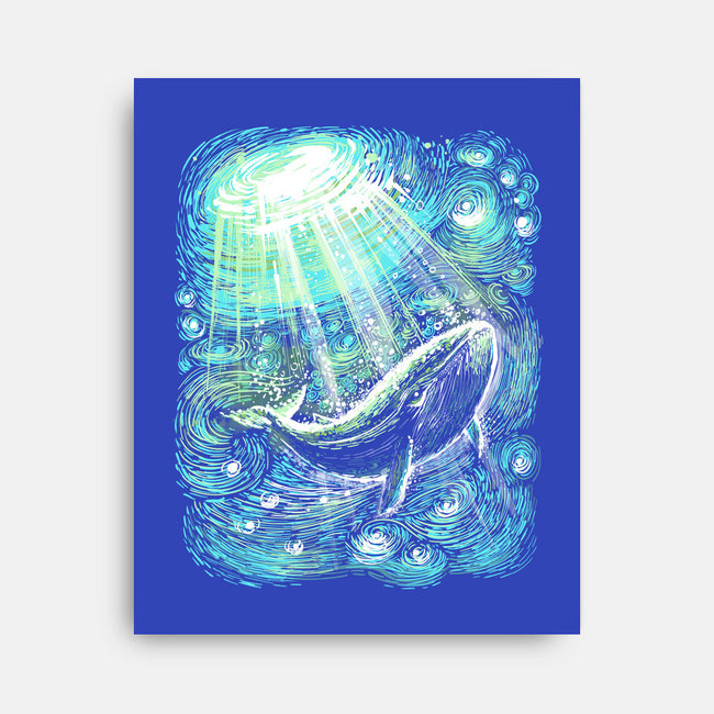 Starry Whale-None-Stretched-Canvas-zascanauta