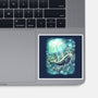 Starry Whale-None-Glossy-Sticker-zascanauta