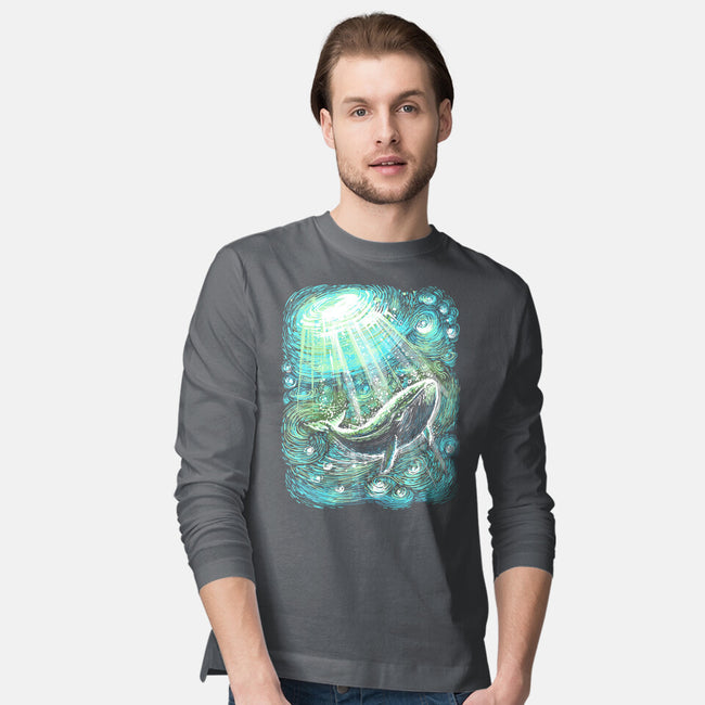 Starry Whale-Mens-Long Sleeved-Tee-zascanauta